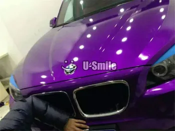 Geriausia Kokybė, Violetinė Blizgantys Saldainiai Violetinė Vinilo Kinas Lipdukas Burbulas Nemokama Automobilių Vyniojimas