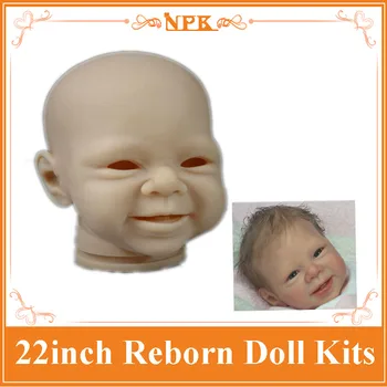 Geriausios Kainos Reborn Baby Doll Rinkiniai Minkšto Silikono Vinilo Tinka 22inch Atgimsta Lėlės , Tinka 20mm Akis Karšto Lėlės Priedai