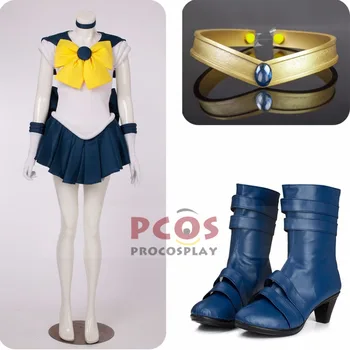 Geriausios Kainos~ Sailor Moon Sailor Uranas Haruka Tenoh Cosplay Kostiumų & galvos apdangalai & Batai mp000703