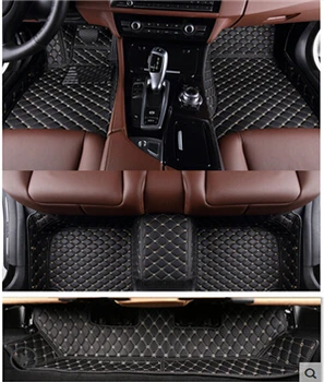 Geros kokybės! Custom specialių grindų kilimėliai Naujų KIA Carens 7 sėdimos vietos 2017-2013 neslidus automobilių kilimų Carens 2016,Nemokamas pristatymas