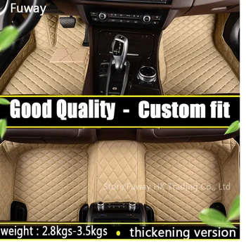 Geros kokybės Customfit už dirbtinė oda automobilių grindų kilimėliai 