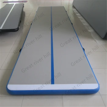 Geros kokybės pripučiamos gimnastika oro grindų akrobatikos iškrovimo gymnasitcs kilimėlis 4mx1.8mx10cm