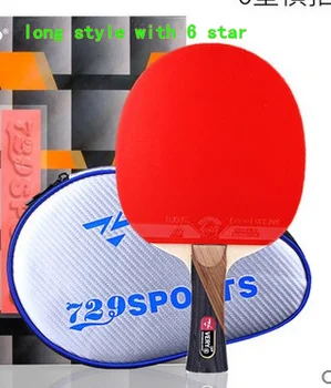 Geros kokybės septynių žvaigždučių stalo teniso ballFriendship 729 Originalias Stalo Teniso Raketės su Guma + Krepšys Nustatyti Kauliukų-in Stalo Tenisas Bat