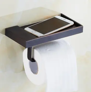 Gloden Balta Antikvariniai Žalvario Apdaila Kietasis cinko lydinys tualetinio popieriaus laikiklį, vonios kambarys automobilinis laikiklis WC lazdele tualetinio popieriaus laikiklis