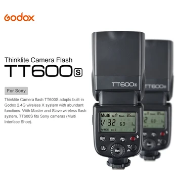 Godox TT600S GN60 2.4 G Belaidžio ryšio Fotoaparatą HSS Flash Speedlite Sony A7 A7S A7R A7 II A6000 A6300 A6500 A58 A99 DSLR
