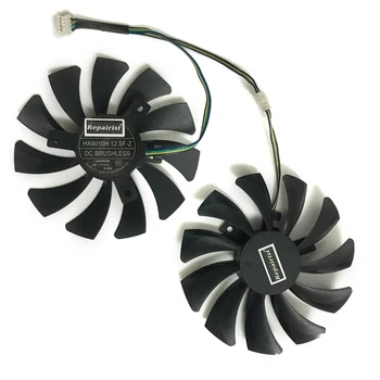 GPU VGA Aušintuvas vaizdo plokštės ventiliatorius YESTON P106 GTX 1060-6G D5 GA RX 480 4G D5 GA SPARKLE RX570 4G D5 vėsinimo Korteles