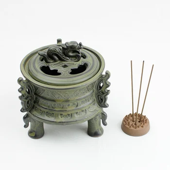 Gražaus kūrybinio smilkalų ritė krosnių, namų kvapų, smilkalų keramikos krosnies glazūra krosnis Shen Tan Bokštas smilkalų degiklis