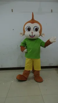 Graži žalia beždžionė Talismanas Kostiumas Talismanas Kostiumas Helovinas kostiumai šalis