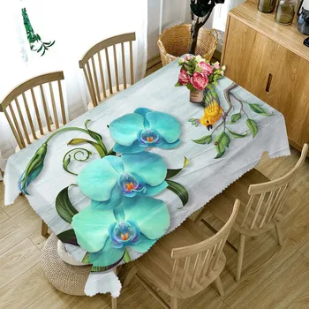 Gražios gėlės 3D Staltiesė Aukštos Kokybės morden staltiesė Restoranų namus Nemokamas Pristatymas
