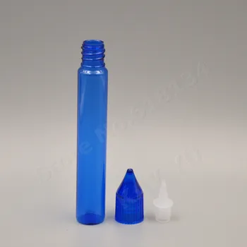 Greitas pristatymas 2000pcs 15ml mėlynos spalvos rašiklis botte su lašintuvu, skysčio butelių skystas alyvos