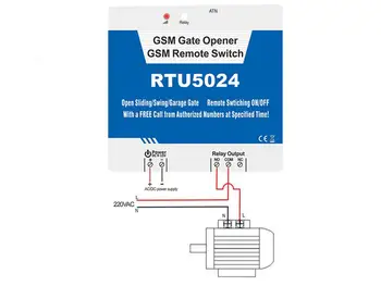 GSM Garažo Vartai Opener RTU5024 Įgaliotas 200 vartotojai Kelias programas(stulpeliai/ kliūtimis/žaliuzės /įėjimo durų ar mašinos)