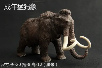 Gyvūnų modelio žaislas priešistorinių ledynmetis mamutas Kūrybos, meno ir amatų, puošyba, Baldų rekvizitai modelis laukinių amatų kambarį Namuose