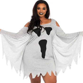 Halloween Kostiumai, Moterims, Cosplay Didelis Dydis XXXL Disfraz Seksualus Dvasios moteris, T-shirt, suknelė 89053 dantytas susiuvimo gpgb Feminino