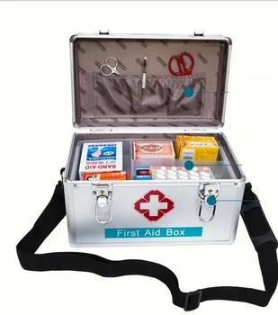 HANRIVER 2018 Šeimos medicinos kabinetas daugiasluoksnės pirmosios medicinos pagalbos rinkinys, medicinos namų vaikai gauna atveju plastikinę dėžutę