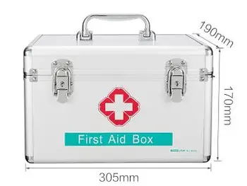 HANRIVER 2018 Šeimos medicinos kabinetas daugiasluoksnės pirmosios medicinos pagalbos rinkinys, medicinos namų vaikai gauna atveju plastikinę dėžutę