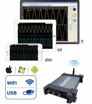 Hantek iDSO1070A Skaitmeninis Oscilloscope USB iPhone/iPad/Android/Windows PC Osciloscopio Portatil Su WIFI Portalbe Oscillograph