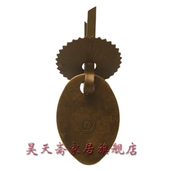 [Haotian vegetaras] bronza Kinijos antikvariniai Ming ir Čing baldai, vario gyventi vario rankena MOKYKLA-002