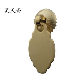 [Haotian vegetaras] Kinijos antikvariniai bronzos, vario rankena MOKYKLA-201 debesis paprastas klasikinis trimitas skirsnis