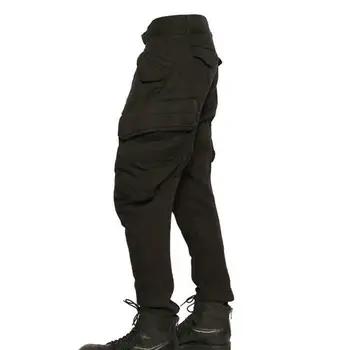 Haremo kelnės vyrų kišenėje apdailos atsitiktinis kelnės plonas liesas kelnės vyrams, dainininkai, šokėjai ziajać etape kostiumai