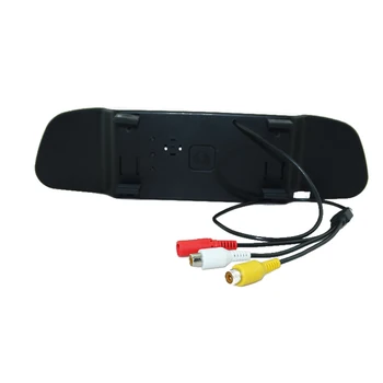 HD LCD automobilio galinio vaizdo ekrano veidrodis su atuo automobilių galinio vaizdo kamera, 4 led už 
