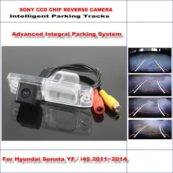 HD SONY Automobilio Galinio vaizdo Kamera, Skirta Hyundai Sonata YF / i45 Protingas Stovėjimo Dainos Atvirkštinio Backup / NTSC RCA AUX 580 TV Linijų