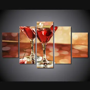 HD Spausdinti raudonas vynas Tapybos modernių namų dekoras drobė sienos meno tapybos spausdinti sienos meno nuotrauką ant drobės meno Nemokamas pristatymas