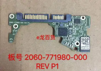 HDD PCB logika valdybos spausdintinių plokščių 2060-771980-000 REV A P1 P2 už WD 2.5 SATA kietąjį diską remontas, duomenų atkūrimo