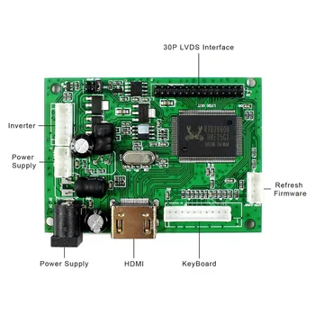 HDMI LCD Valdiklio plokštės VS-2660H-V1+5inch 640x480 ZJ050NA-08C LCD Su Touch Panel