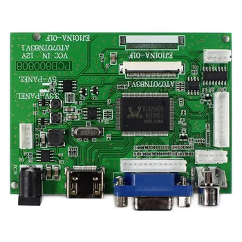 HDMI VGA 2AV LCD Valdiklio plokštės Su 7inch 800X480 AT070TN83 V1 LCD Ekranas
