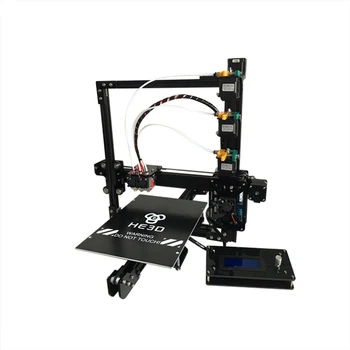 HE3D three extruder_automatic level_large build size 200*280*200mm reprap EI3 tricolor DIY 3D printer