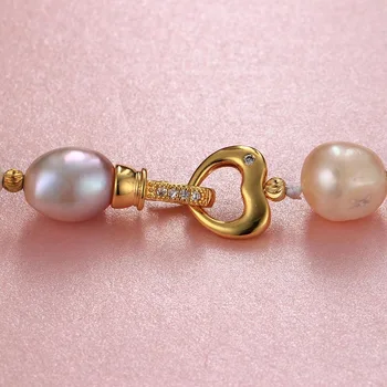 HENGSHENG 2016 naują atvykimo žemiausia kaina 9-10mm baroko perlas apyrankės moterims