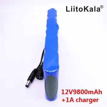 HK LiitoKala 12 V 9800 mAh DC 12 V, 12,6 V, Super Baterija Recarregavel ES/JAV plug power adapter VAIZDO vaizdo kamera Baterija