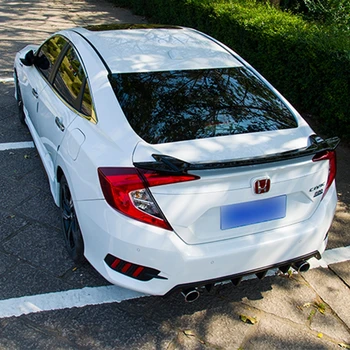 Honda Civic 2016 2017 Galinio Sparno Spoileris, Kamieno Įkrovos Sparnus Spoileriai dažų ABS Varžtas tvirtinimo EMS transporto