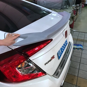 Honda Civic 2016 2017 Galinio Sparno Spoileris, Kamieno Įkrovos Sparnus Spoileriai dažų ABS Varžtas tvirtinimo EMS transporto