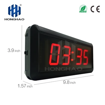 Honghao LED Atgalinės atskaitos Sieninis Laikrodis Skaitmeninis Laikrodis Rungtynių Sporto Atgalinės atskaitos Ekrano Namų sporto Salė Ir Naudotis Įranga