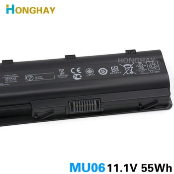 HONGHAY 55WH MU06 Laptopo Baterija HP Pavilion G4, G6, G7 G32 G42 G56 G62 G72 CQ32 CQ42 CQ43 CQ56 CQ62 CQ72 DM4 MU09 593553-001