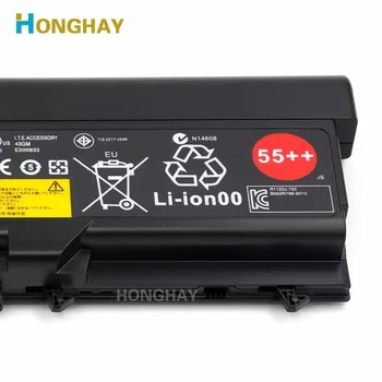 Honghay Nešiojamas baterija LENOVO ThinkPad E40 E50 E420 E520 SL410 SL510 T410 T510 T420 T520 W510 W520 L410 L420 L510 L520