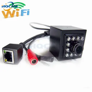 HQCAM 1080P Naktinio Matymo Audio mini wifi kamera, ip Mini IR Kamera, Patalpų 10vnt 940nm, Led Bevielis WI-fi Ip Kamera Mažiausias P2P
