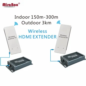 HSV891W 1080P 5.8 GHZ wireless hdmi extender su audio extractor suderinamas su HDCP gali extender 150~300m patalpų
