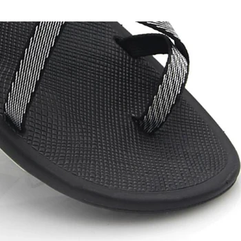 Iki 2017 m. vasaros vyrų mados sandalai vyras flip flop lauko paplūdimio šlepetės, neslidžia vyrų laisvalaikio bateliai sandalias didelis dydis 44