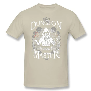 Ilgai Komandos Marškinėliai Vyrams Boutique Tee su Dungeon Master Spausdinti Marškinėliai Suaugusiųjų Plius Dydis