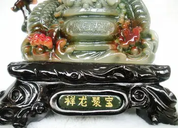 Ilgai Yi lobis dragon Zhaocai dervos imitacija Yuxiang transporto amatų dovana