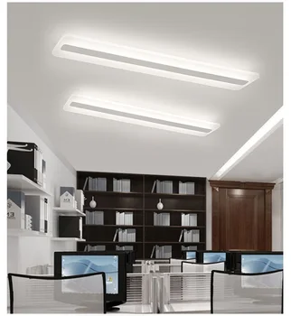 Ilgas plonas akrilo LED lubų šviesos Tyrimas, Miegamojo, Valgomojo, Praėjimų Koridoriaus Įėjimas Office Lubų Šviesos & Sieniniai Šviestuvai