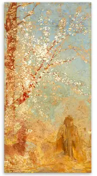 Impresionizmo Garsaus Drobės Sienų Tapybos Gėlių Medį Odilon Redon Namų Dekoro Meno Tapybos ant Drobės Handpainted Frameless