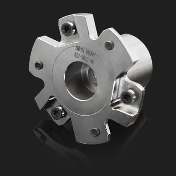 Indexable milling cutter Match insert XSEQ1204 Side and face milling cutter disc PT02.12A22.063.06.H7/SMP01-063X7-A22-SN12-06