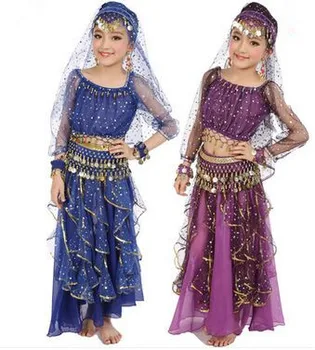 Indijos pilvo šokio kostiumų pilvo šokio kostiumas mergaitėms pilvo šokio kostiumų nustatyti arabiškas pilvo šokis