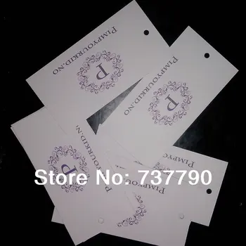 Individualizuotos atspausdinta drabužių kainos, popieriaus dovanų pakabinti tag/logotipas sūpynės pakabinti tag/nemokama mokestis dizainas