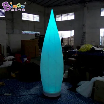 Individualų 2.5 Metrų aukščio LED apšvietimas pripučiami skiltyje spalvų kaita, vandens formos susprogdinti ramstis ekrano apšvietimą-iki žaislas