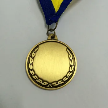 Individualų medalis 57.2 mm skersmens, pagaminti iš aukso/sidabro/bronzos apdaila pridedamas su stock juostelės/100vnt