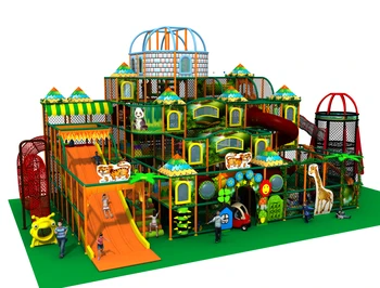 Individualų pramogų patalpų žaidimų struktūra ir fizinės įrangos milžinė parkas centras vaikams įdomus miestas YLW-IN171057